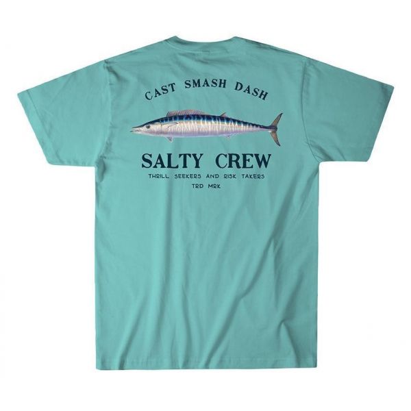 Salty Crew Wahoo Mount Short Sleeve T-Shirt - Seafoam