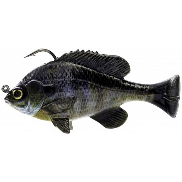 Savage Gear Pulse Tail Bluegill RTF Swimbait - Black Gill