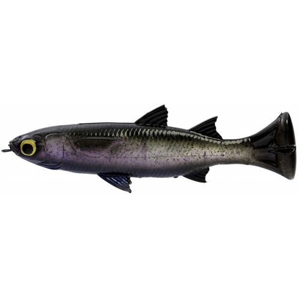 Savage Gear Pulse Tail Mullet LB Swimbait - 4in - Dark Mullet