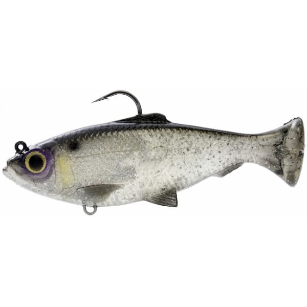 Savage Gear Pulse Tail Baitfish RTF Swimbait - Silver Black Back