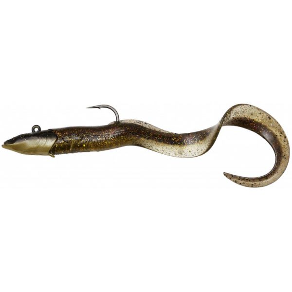 Savage Gear Real Eel Jig - 8in  - Black and Gold