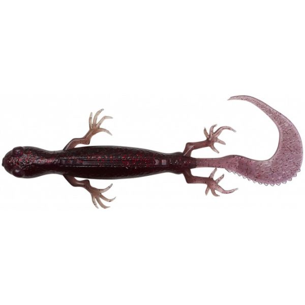 Savage Gear 3D Lizard - 4in - Brown and Purple Laminate