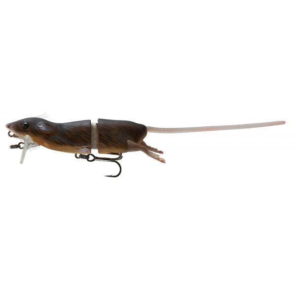 Savage Gear 3D Rat Lure - 6-1/2in Brown