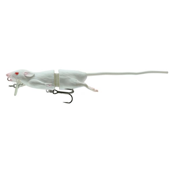 Savage Gear 3D Rat Lure - 6-1/2in White