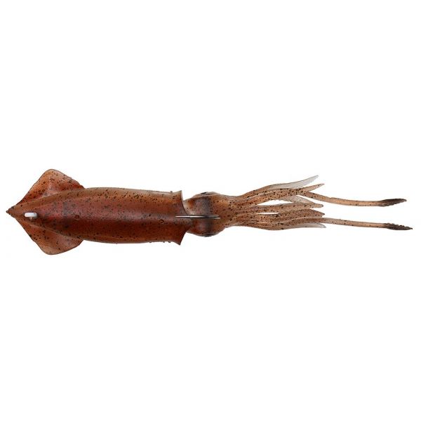 Savage Gear 3D TPE Swim Squid - 10in - Brown