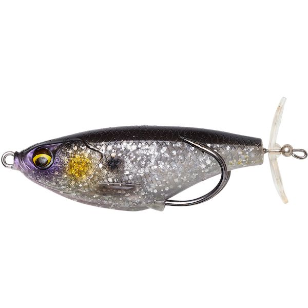 Savage Gear Prop Minnow - 3-1/2in - Silver and Black