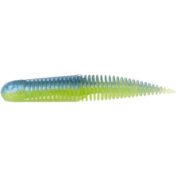 Savage Gear Duratech Dragontail Slug - 4in - Electric Blue Chartreuse