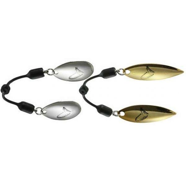 Savage Gear Double Blade Spinnerbait Trailer Packs Gold