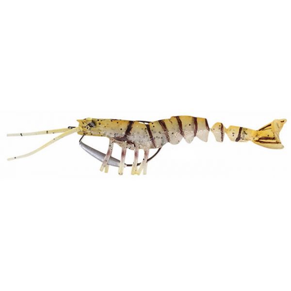 Savage Gear MS-100 TPE Manic Shrimp - 4in - 1/4oz Golden