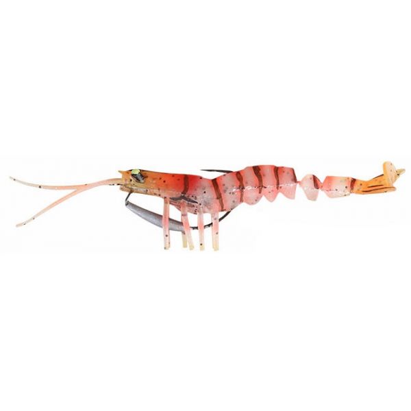 Savage Gear MS-100 TPE Manic Shrimp - 4in - 1/4oz Red