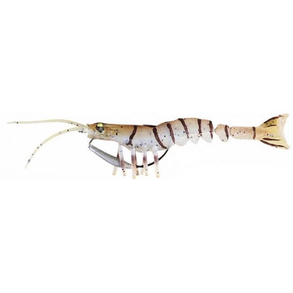 Savage Gear MS-100 TPE Manic Shrimp - 4in - 1/4oz Brown