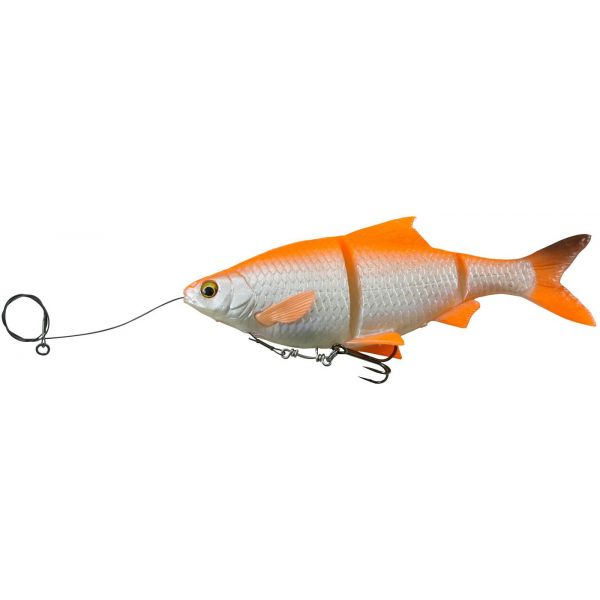 Savage Gear Pre-Rigged 3D Line Thru Shad - 7in - Albino