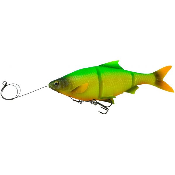 Savage Gear Pre-Rigged 3D Line Thru Shad - 7in - Firetiger