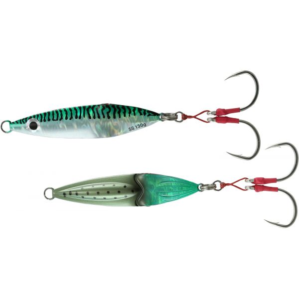 Savage Gear Squish Erratic Fall Jig - 4-1/8in - Green Mackerel