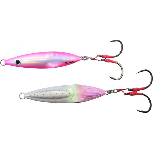 Savage Gear Squish Erratic Fall Jig - 4-1/8in - Pink Ice