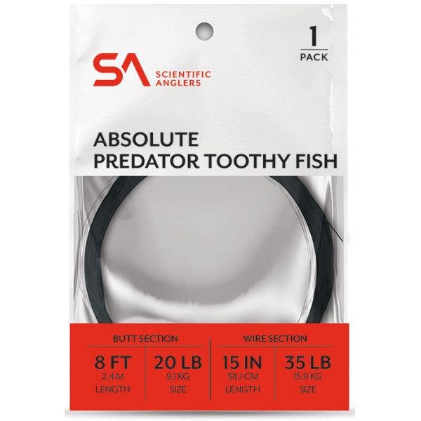 Scientific Anglers Absolute Predator Toothy Fish Leader - 35lb