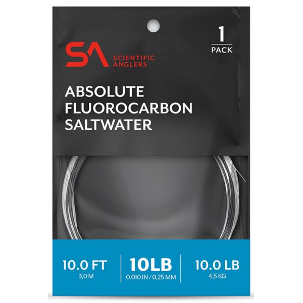 Scientific Anglers Absolute Fluorocarbon Saltwater Leader - 10ft