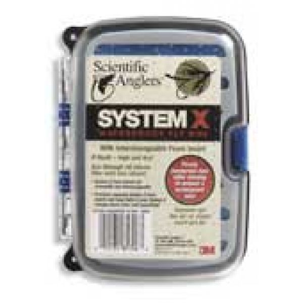 Scientific Anglers System X Waterproof Fly Box with Green Insert