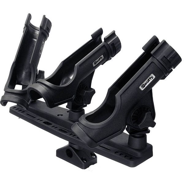 Scotty 256 Triple Rod Holder w/ 230 Power Lock Rod Holders