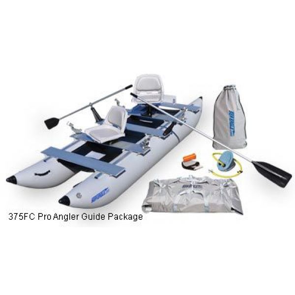 Sea Eagle 375FC Pro Angler Guide Package Inflatable FoldCat