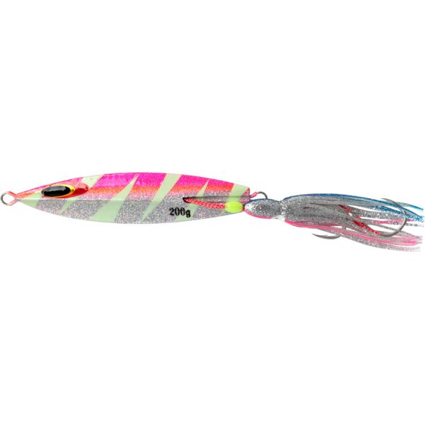 Sea Falcon Drain Inchiku Jig - 120g - Lightning Glow Pink