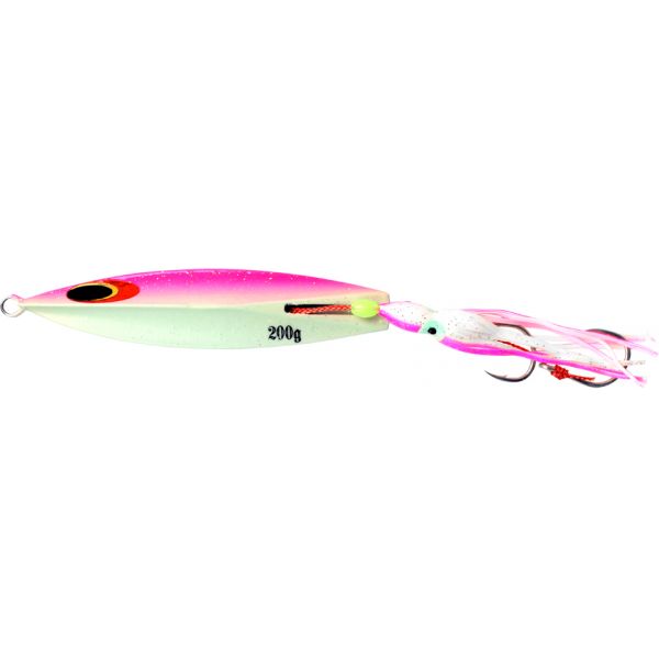 Sea Falcon Drain Inchiku Jig - 200g - Full Glow Pink