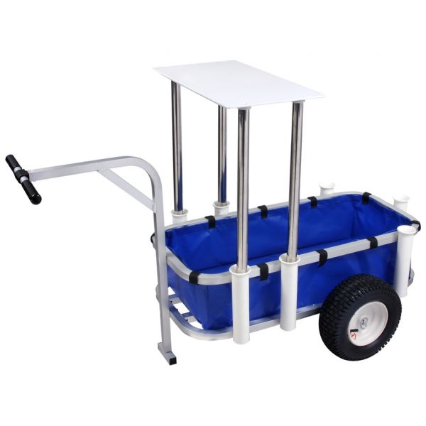 Sea Striker BRSC-DLXA Aluminum Beach/Surf Pier Cart w/Liner