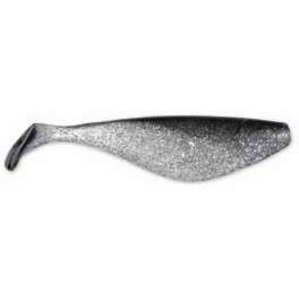 Sea Striker Got-Cha 3'' Shad Bodies 15 Pack Clear/Silver Flake/Black