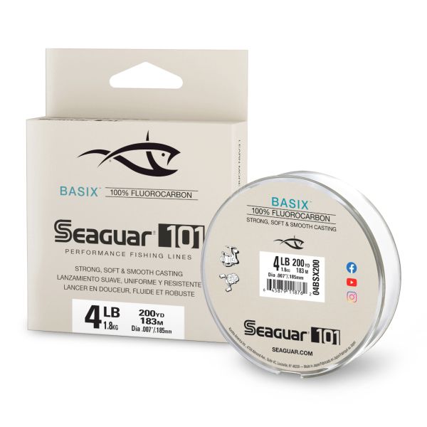 Seaguar BasiX Fluorocarbon - 200yd - 4lb
