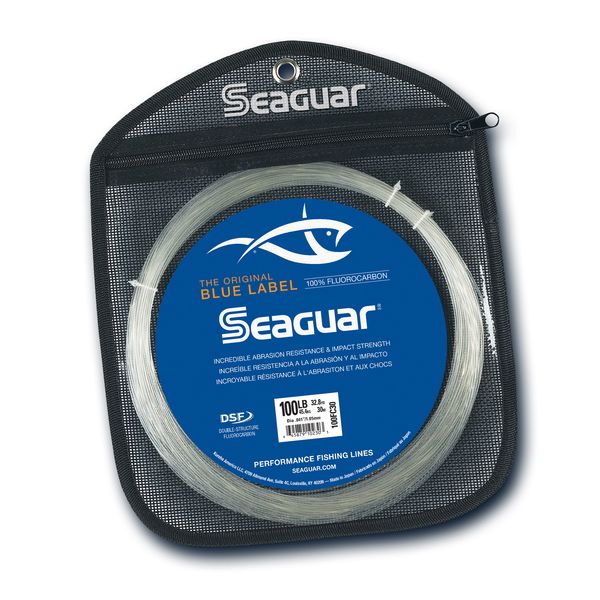 Seaguar Blue Label Big Game Fluorocarbon Leader - 100lb - 30yds