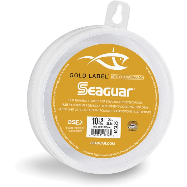 Seaguar Gold Label Fluorocarbon Leader - 10lb - 25yds