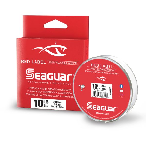 Seaguar Red Label Fluorocarbon Line - 10lb - 200yds