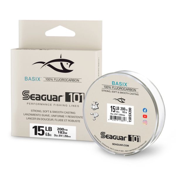 Seaguar BasiX Fluorocarbon - 200yd - 15lb