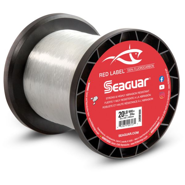 Seaguar Red Label Fluorocarbon Line - 20lb - 1000yds