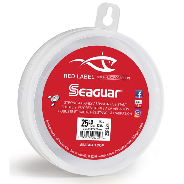 Seaguar 25RL25 Red Label Fluorocarbon Leader