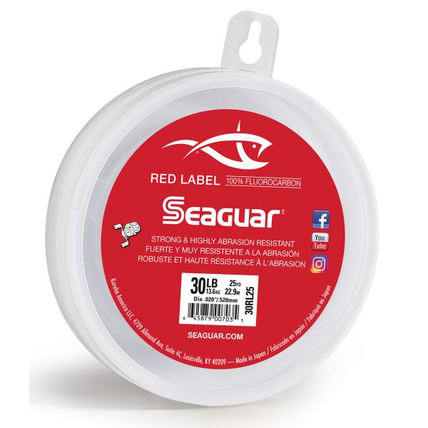 Seaguar 30RL25 Red Label Fluorocarbon Leader