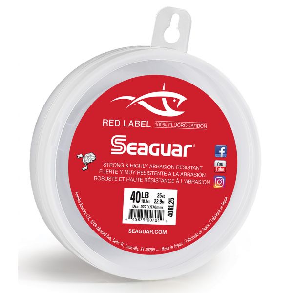 Seaguar 40RL25 Red Label Fluorocarbon Leader
