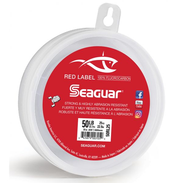 Seaguar 50RL25 Red Label Fluorocarbon Leader