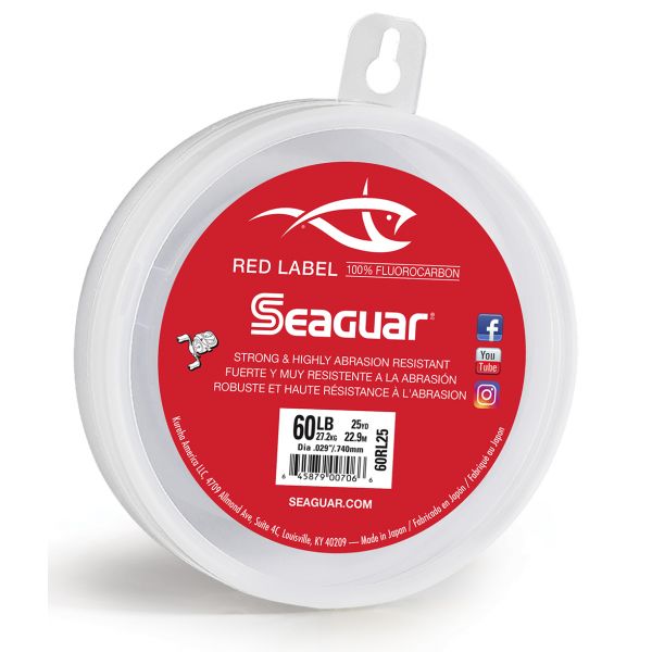 Seaguar 60RL25 Red Label Fluorocarbon Leader