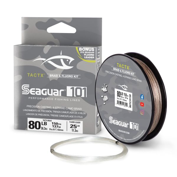 Seaguar TactX Braid - 150yd - 80lb