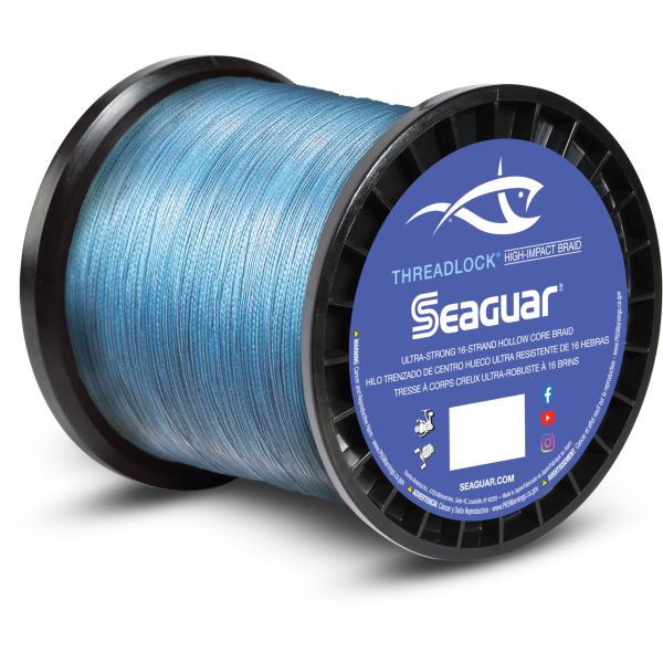 Seaguar Threadlock Hollow Core Braid 2500yds Blue