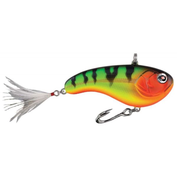 Sebile Flatt Shad Snagless Lure 2in Fire Tiger Gold