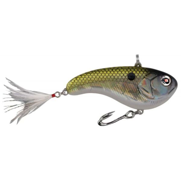 Sebile Flatt Shad Snagless Lure 2in Holo Greenie