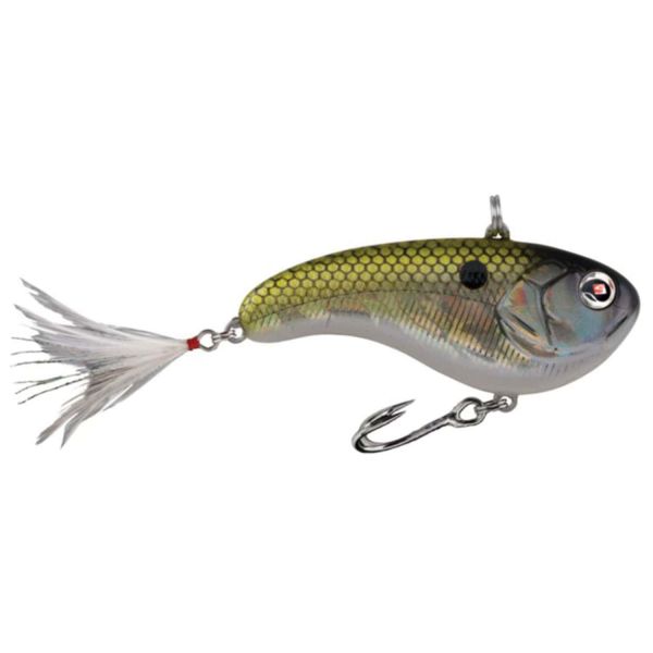 Sebile Flatt Shad Snagless Lure 2-5/8in Holo Greenie