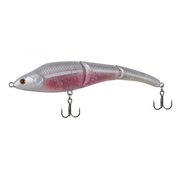 Sebile Magic Swimmer Lure - 3-3/4in Sinking White Liner