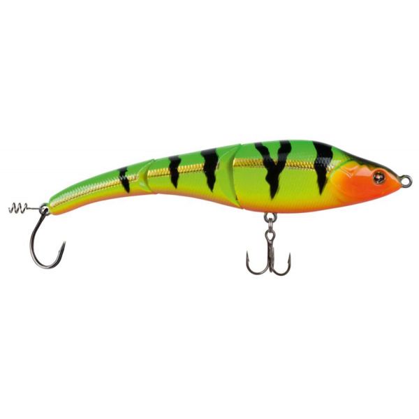 Sebile Magic Swimmer Lure - 6-1/2in Slow Sinking Fire Tiger Gold