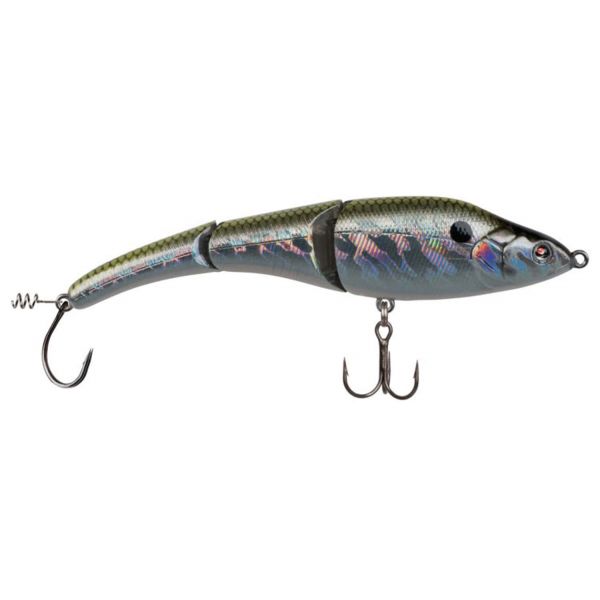 Sebile Magic Swimmer Lure - 6-1/2in Slow Sinking Holo Greenie