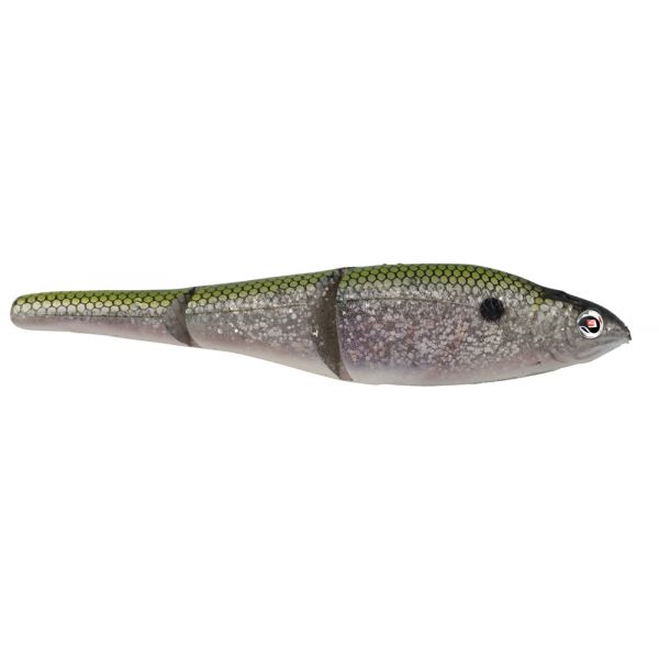 Sebile Magic Swimmer Soft Bait - 4-1/2in Holo Greenie