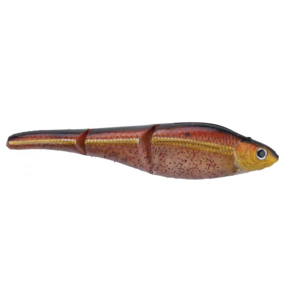 Sebile Magic Swimmer Soft Bait - 5-1/8in - Amber Liner