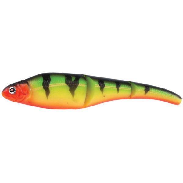 Sebile Magic Swimmer Soft Bait - 6-1/4in Fire Tiger Gold